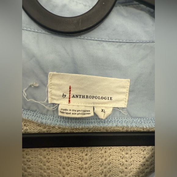 Anthropologie Twofer Sweater Vest with Button Up Size XL City Trendy Winter - Picture 3 of 7